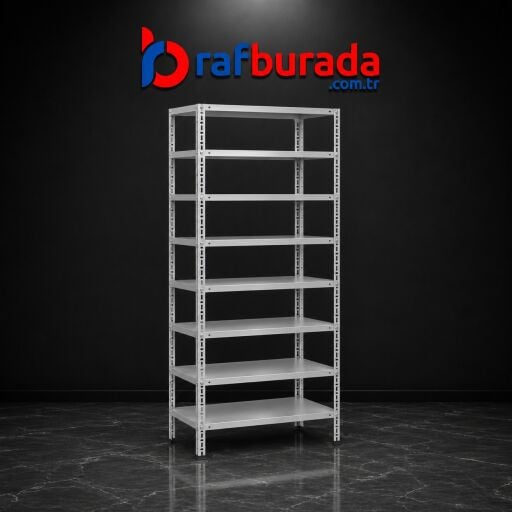 9 Katlı Çelik Raf